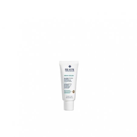Rilastil Aqua Gel Moisturizing Cream 8h Moisturizing Natural Effect Medium 40ml