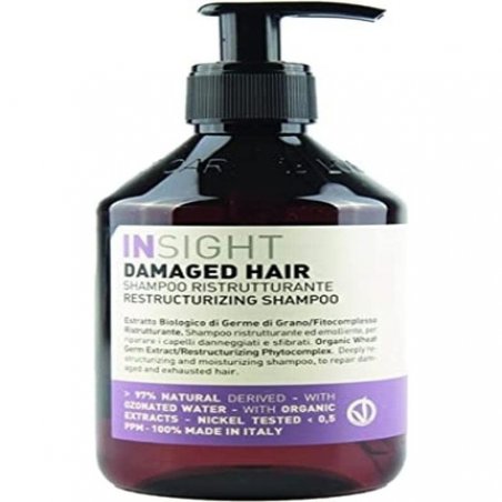 INSIGHT Damaged Hair Restructurizing Shampoo Deep Nourishing Treatment 400ml