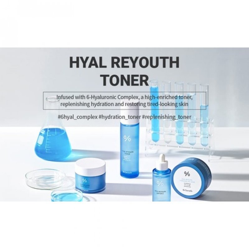 Dr.Ceuracle Hyal Reyouth Toner Fast Absorbing Hydration with Hyaluronic Acid and Panthenol Revitalizing Radiant