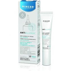 Mincer Pharma Anti-Allergic Anti-Redness Anti-Aging Smoothing Eye Cream for Sensitive Skin with Bacocalmine, Iricalmin,