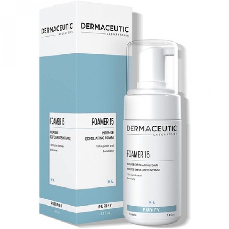 Dermaceutic Foamer 15 Gentle Foaming Cleanser Brightening Face Wash Exfoliating Cleanser 100ml