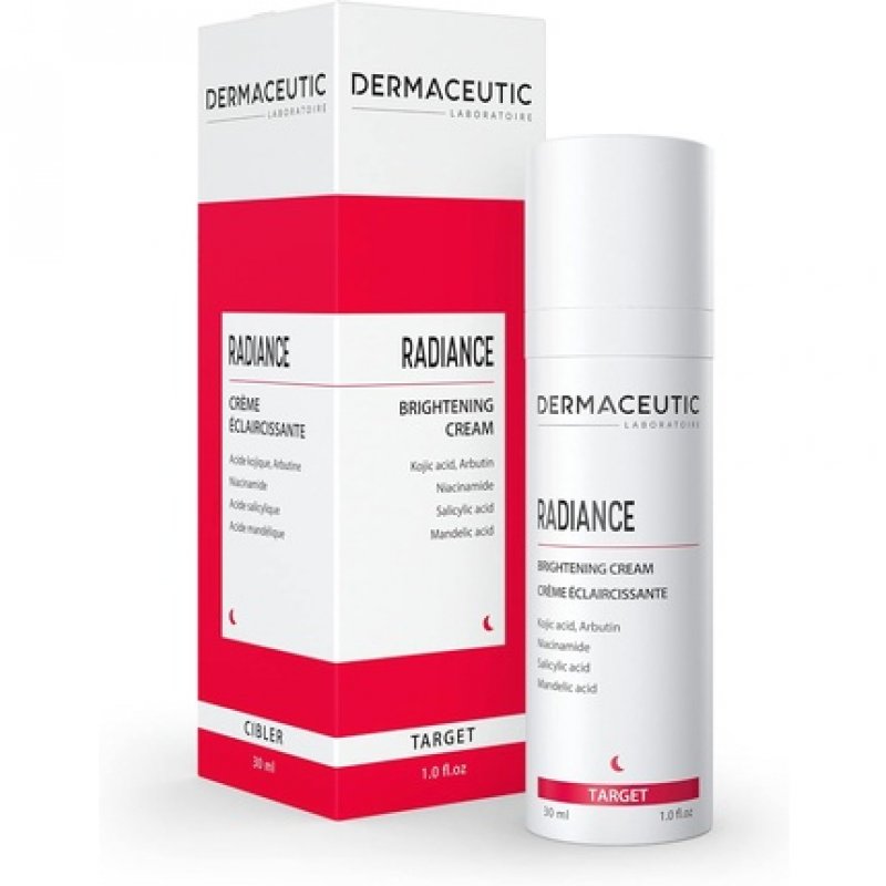 Dermaceutic Radiance Brightening Cream with Kojic Acid, Arbutin, Niacinamide, Salicylic and Mandelic Acids 30ml