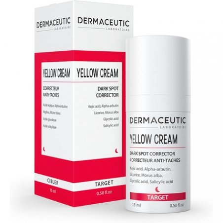 Dermaceutic Yellow Cream Skin Tone Brightener Pigmentation Cream 15ml