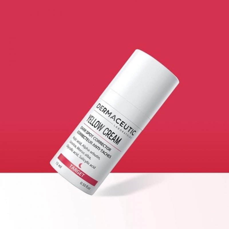 Dermaceutic Yellow Cream Skin Tone Brightener Pigmentation Cream 15ml