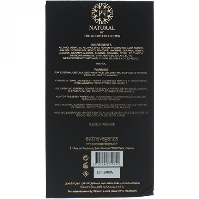 Natural by The Woods Collection Royal Night Eau De Parfum 100ml and 5ml