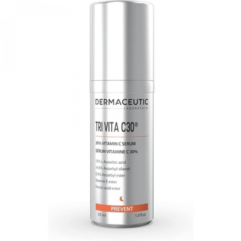 Dermaceutic Tri Vita C30 30% Vitamin C Serum with Vitamin E 30ml