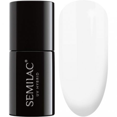 Semilac UV Nail Polish Strong White 001 Color 7ml