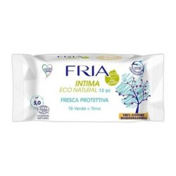FRIA Intima Eco Natural Fresh Protective Wipes 12 Count