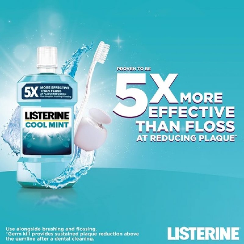 Listerine Cool Mint Mouthwash 1 Litre
