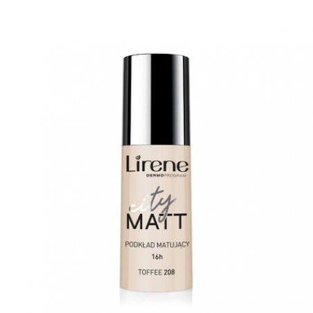 Lirene City Matt Matting-Smoothing Makeup in Toffee 30ml