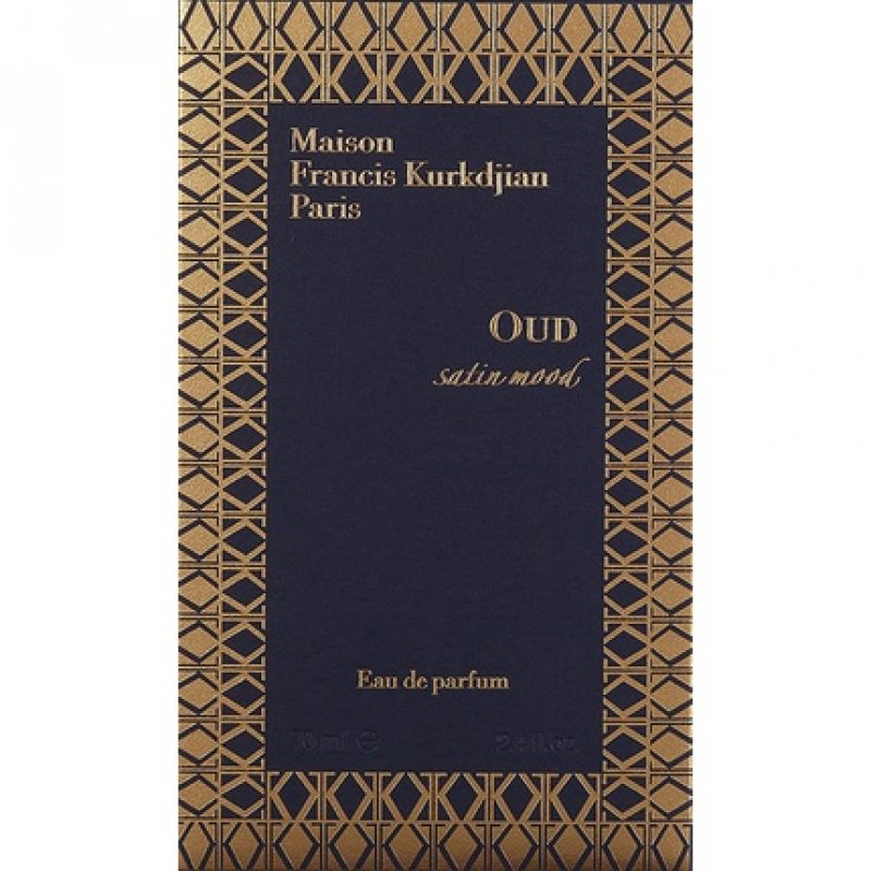 Maison Francis Kurkdjian Oud Satin Mood Eau De Parfum Spray Vanilla Scented Amber Accord 2.4 Fl Oz