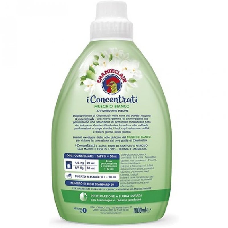 Chanteclair Softener Concentrati White Musk 1L
