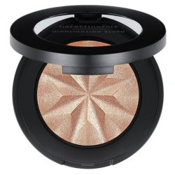 bareMinerals Gen Nude Highlighting Blush 2-in-1 Blush Highlighter Hybrid Silky Blendable Makeup All-Day Wear Talc