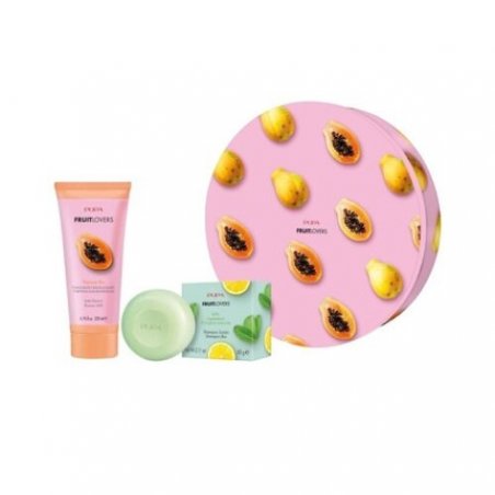 Pupa Fruit Lovers II with Body Lotion and Solid Shampoo - Papaya
