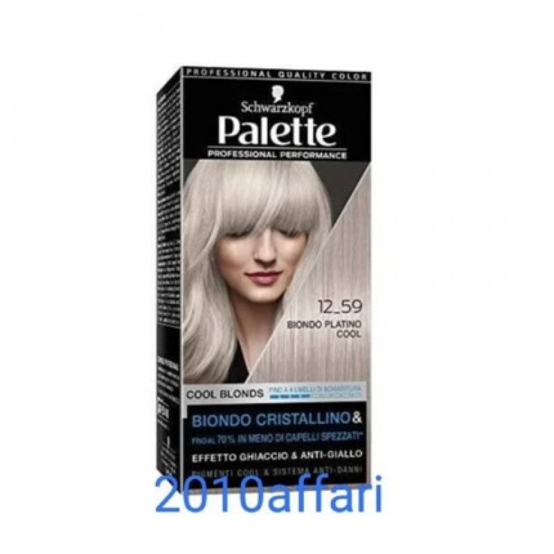 Schwarzkopf Palette Dye Blond Lightening 12-59 Cool Platinum Blonde