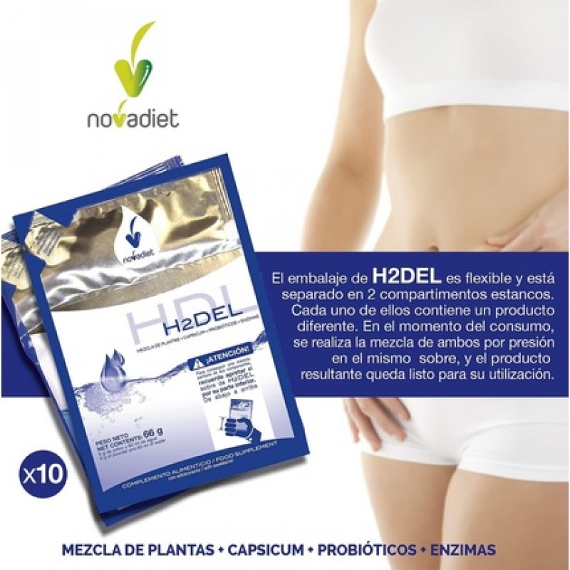 Novadiet Flat Belly H2Del 10 Envelopes