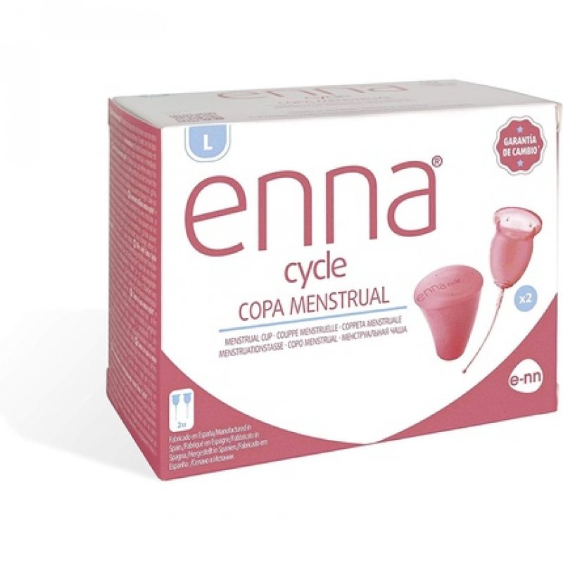 Enna Cycle Menstrual Cup Twin Pack Large 1 Units L