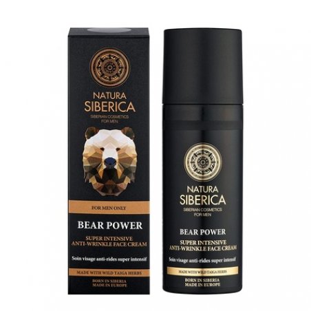 Natura Siberica For Men Only Bear Super Intensive Power Anti-Wrinkle Face Cream 50ml