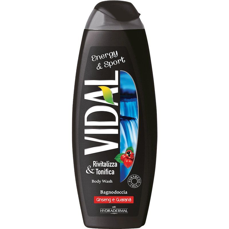 Vidal Energy Sport 500 ml Shower gel Unisex Body Grapefruit, Spice