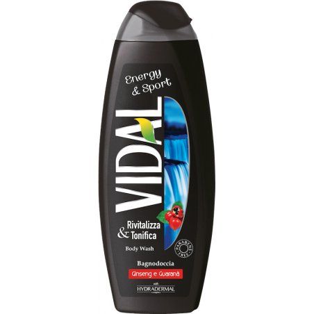 Vidal Energy Sport 500 ml Shower gel Unisex Body Grapefruit, Spice