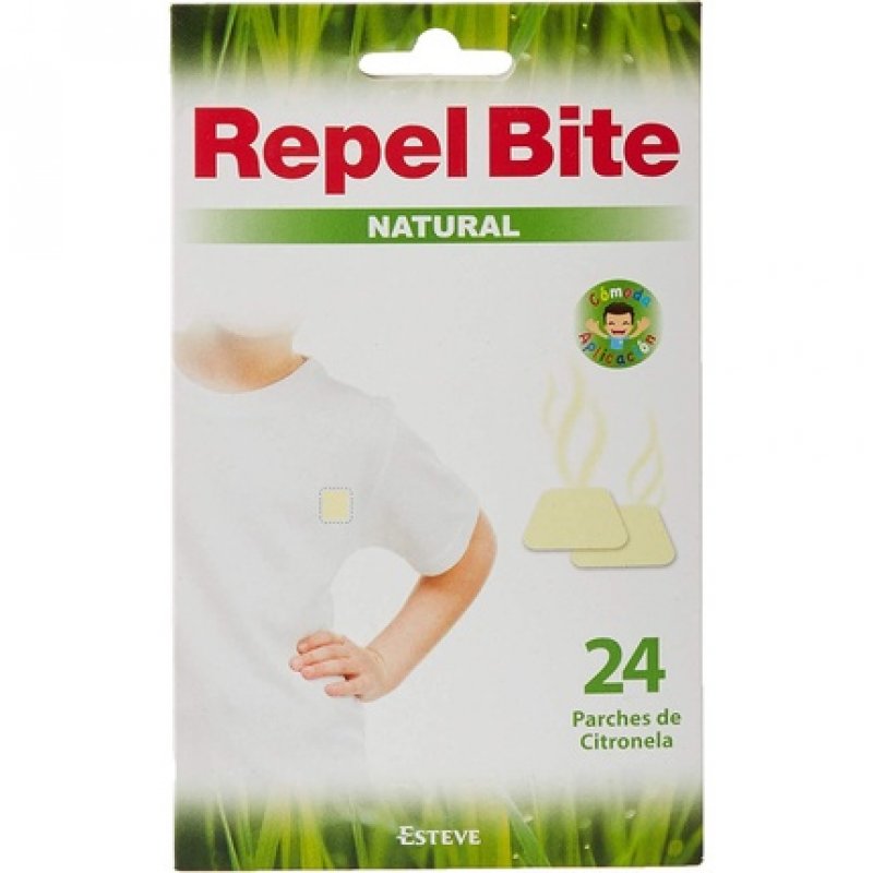 Repel Bite Natural 24 Citronella Repellent Patches - More Natural Protection - Action Up to 8-12 Hours - for Children