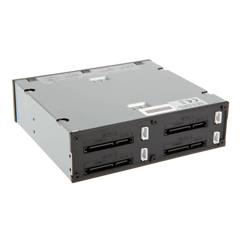 Akasa compatible Elite 5,25 Zoll Laufwerksrahmen für vier 2,5 Zoll HDD/SSD