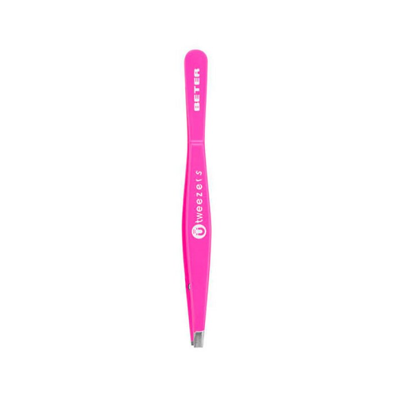 Beter Magnetic tweezers Ü Straight tip, Fucsia
