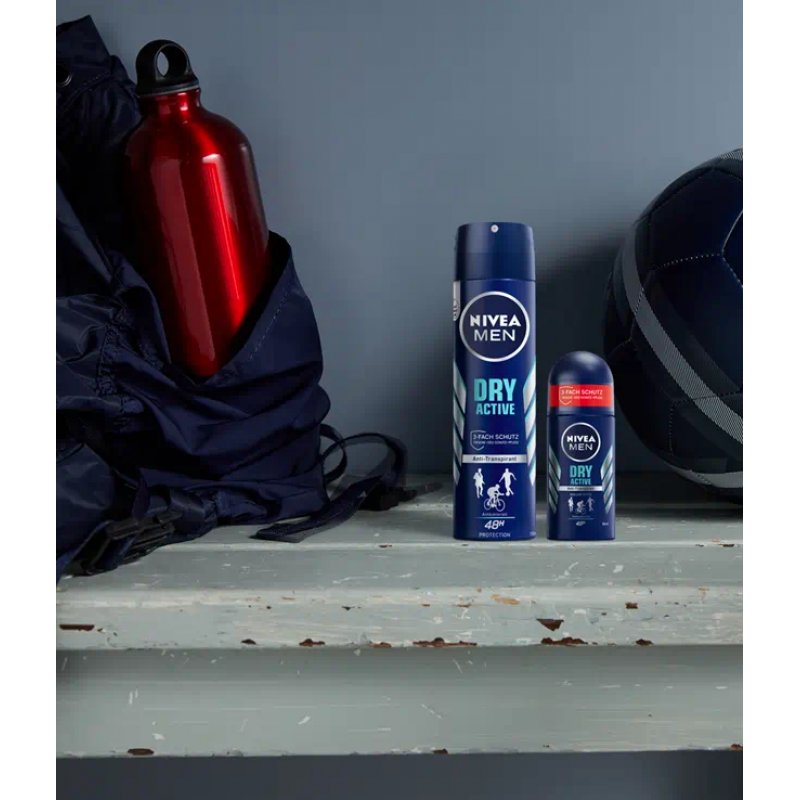 NIVEA Dry Active Deo Spray Hommes Déodorant spray 150 ml 1 pièce(s)