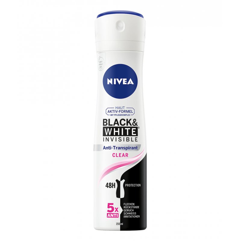NIVEA Black & White Invisible Clear Women Spray deodorant 150 ml 1 pc(s)