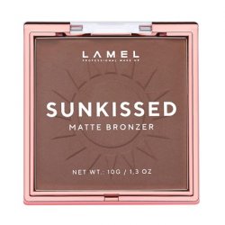 Lamel Sunkissed Matte Bronzer Compact Bronzing Powder Natural Tan 401