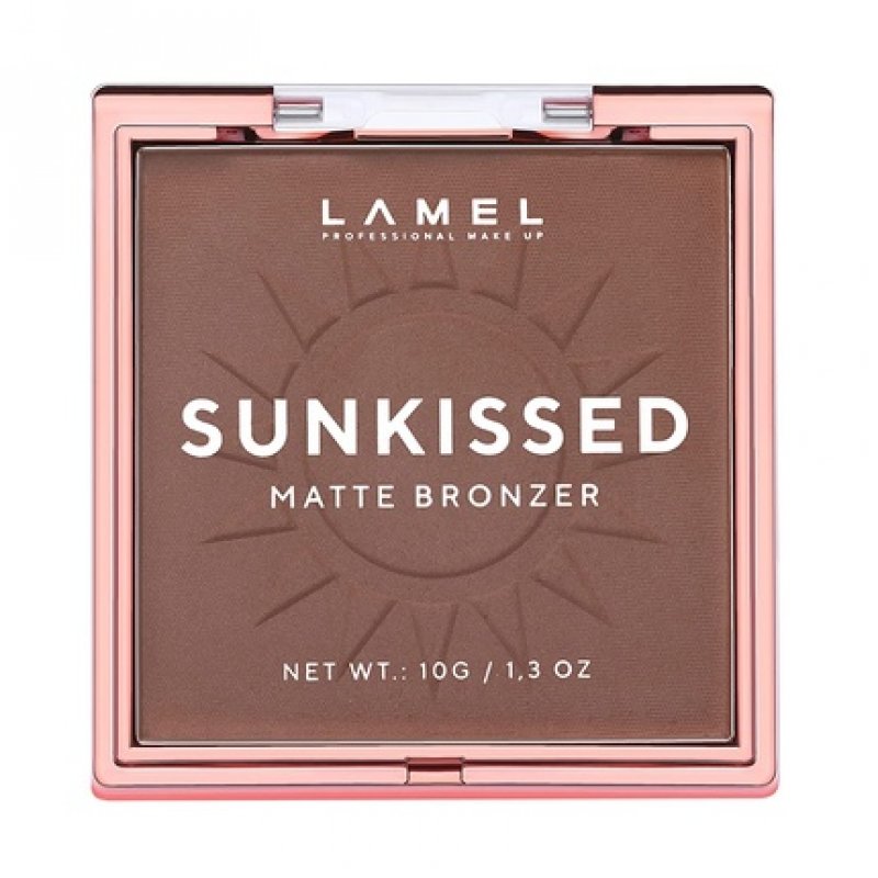 Lamel Sunkissed Matte Bronzer Compact Bronzing Powder Natural Tan 401