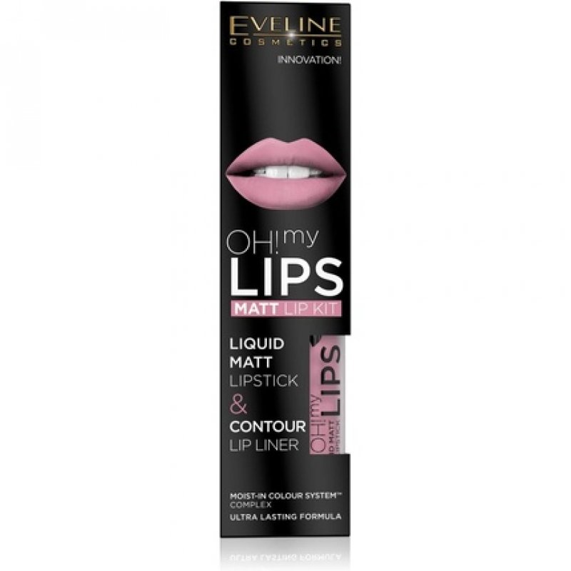 Eveline Cosmetics Zest.03 Oh My Lips Matte Liquid Lipstick 5ml 03 Rose Nude