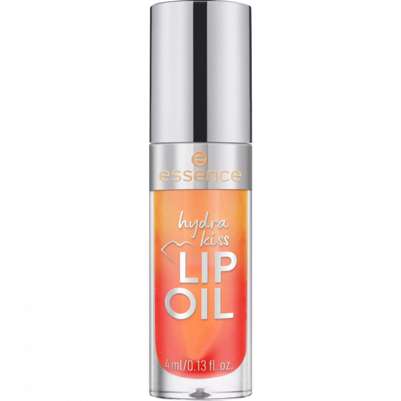 Essence Hydra Kiss Lip Oil Lip Gloss 02 Orange Moisturising Nourishing with Oils Shiny Vegan No Parabens No