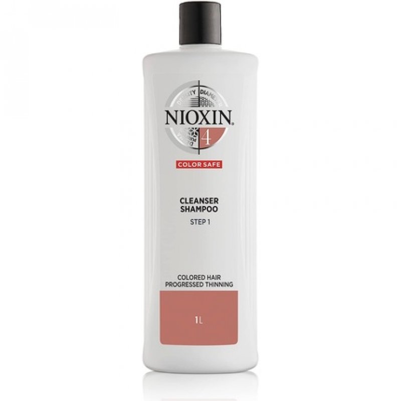 Nioxin 3-Part System 4 Colored Hair with Progressed Thinning Hair Treatment Scalp Therapy Hair Thickening Treatment