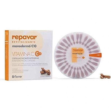 Repavar Revitalize Monoderma Intensive Revitalizing Capsules - Intensive Anti-Aging Treatment With 10% Vitamin C