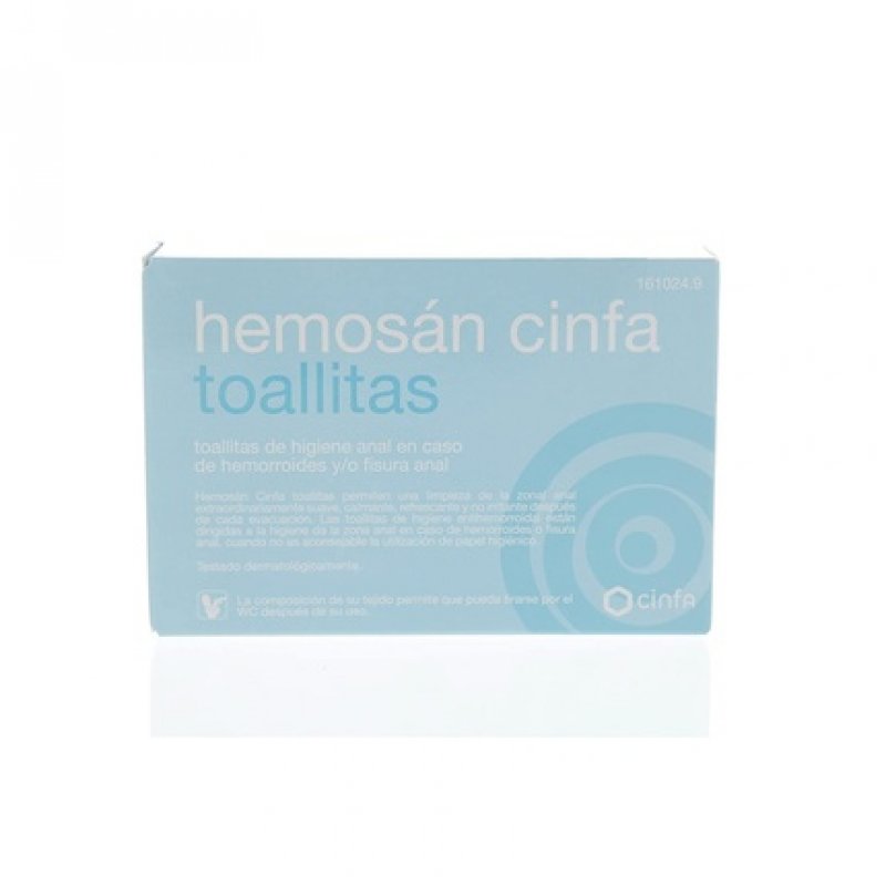 Hemosan 12 Individual Hemorrhoid Towels