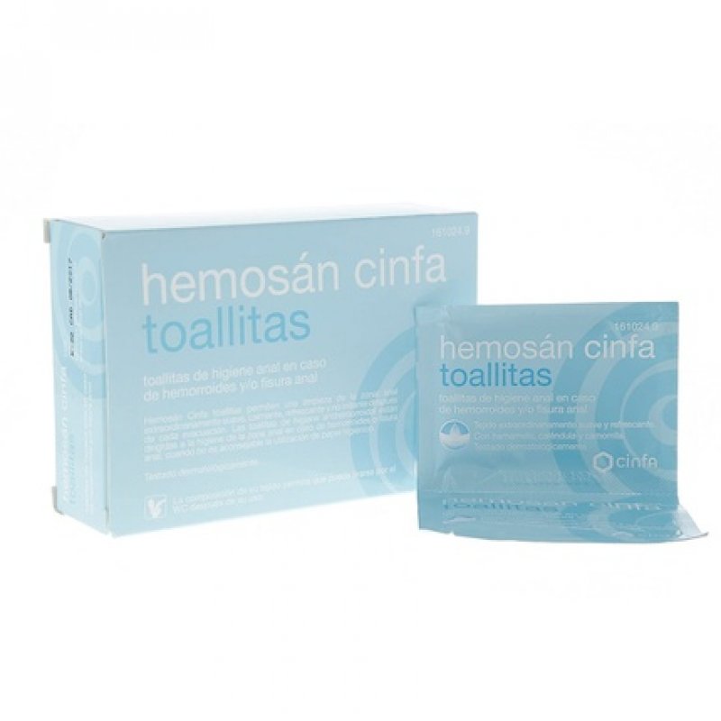 Hemosan 12 Individual Hemorrhoid Towels