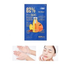 MISSHA Talks Vegan Squeeze Sheet Mask Skin Fitness Vegan Sheet Mask for Tired Skin