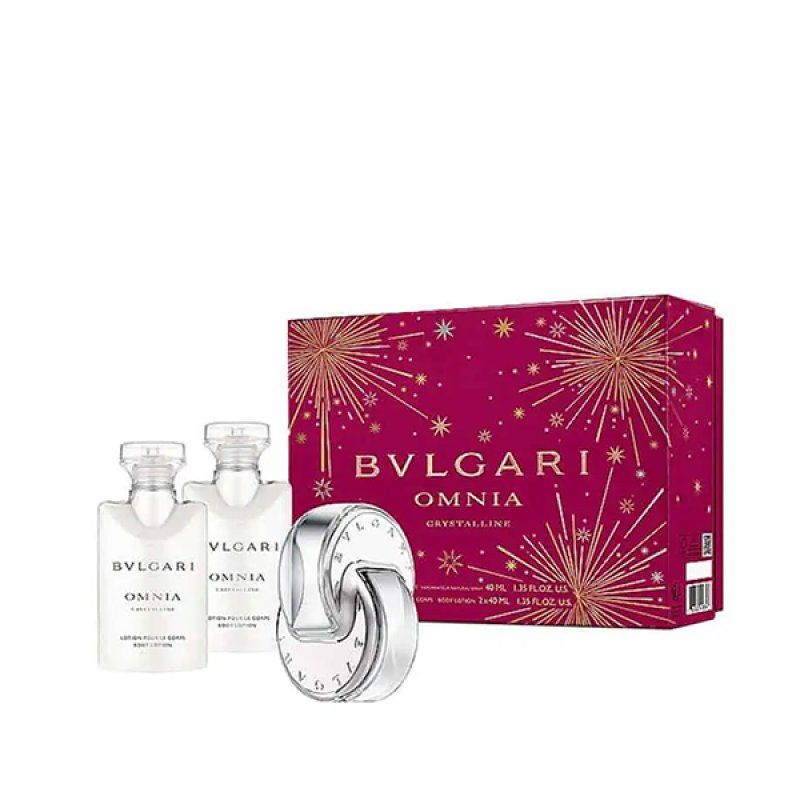 Set Bvlgari Omnia Crystalline, Femei, Eau De Toilette 40ml Lotiune Corp 40ml Lotiune Corp 40ml