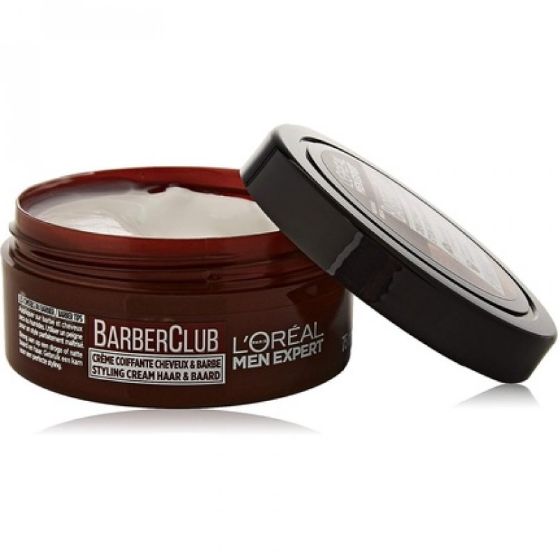 L'Oral Men Expert BarberClub Hair and Beard Styling Cream 75ml