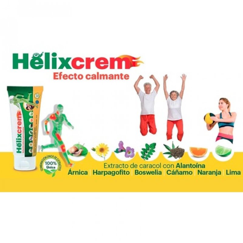 Helixcrem Joint, Muscle, and Body Cream with Snail Extract 100ml