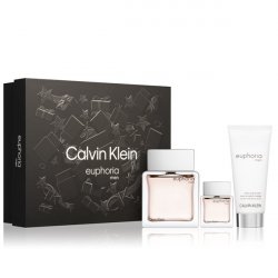 Set Calvin Klein Euphoria, Barbati, Eau De Toilette 100ml Balsam After Shave 100ml Eau De Toilette 15ml