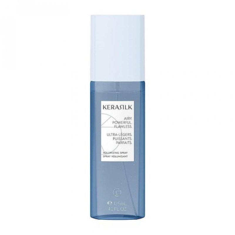 KERASILK Volumizing Spray Enhances Volume and Body Weightless Conditioning and Detangling with Heat Protection 125ml