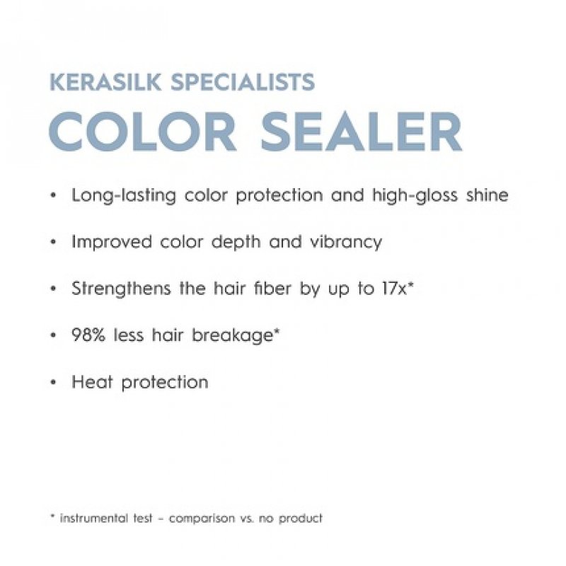 KERASILK Color Sealer Long-Lasting Color Protection Moisturizes & Strengthens Hair Fiber 75ml