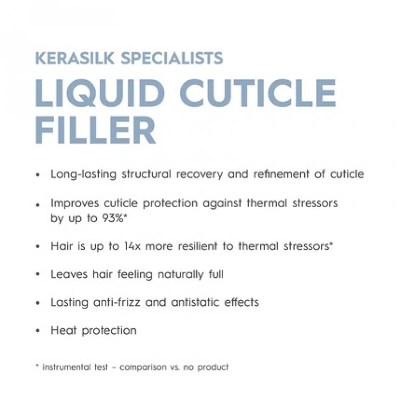 KERASILK Liquid Cuticle Filler Heat-Activated Hair Protection 125ml