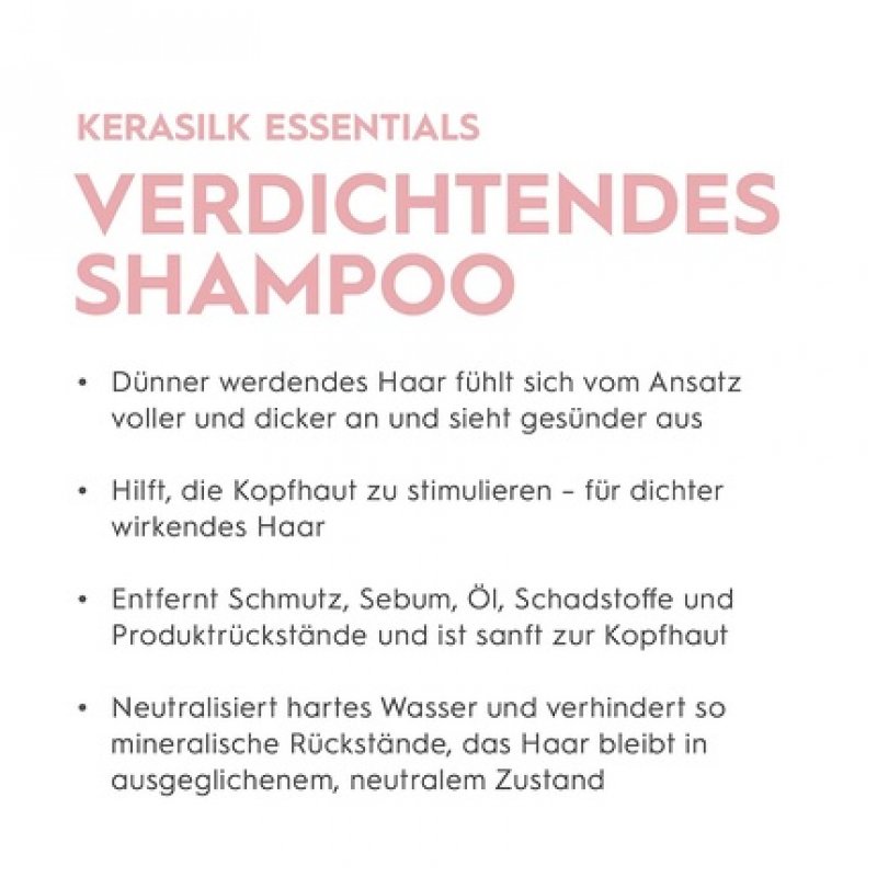 Kerasilk Essential Thickening Shampoo for Thinning Weak Hair 750ml