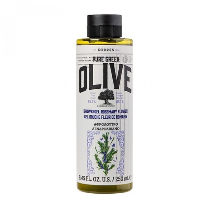 KORRES Olive Rosemary Flower Shower Gel for Men and Women 250ml