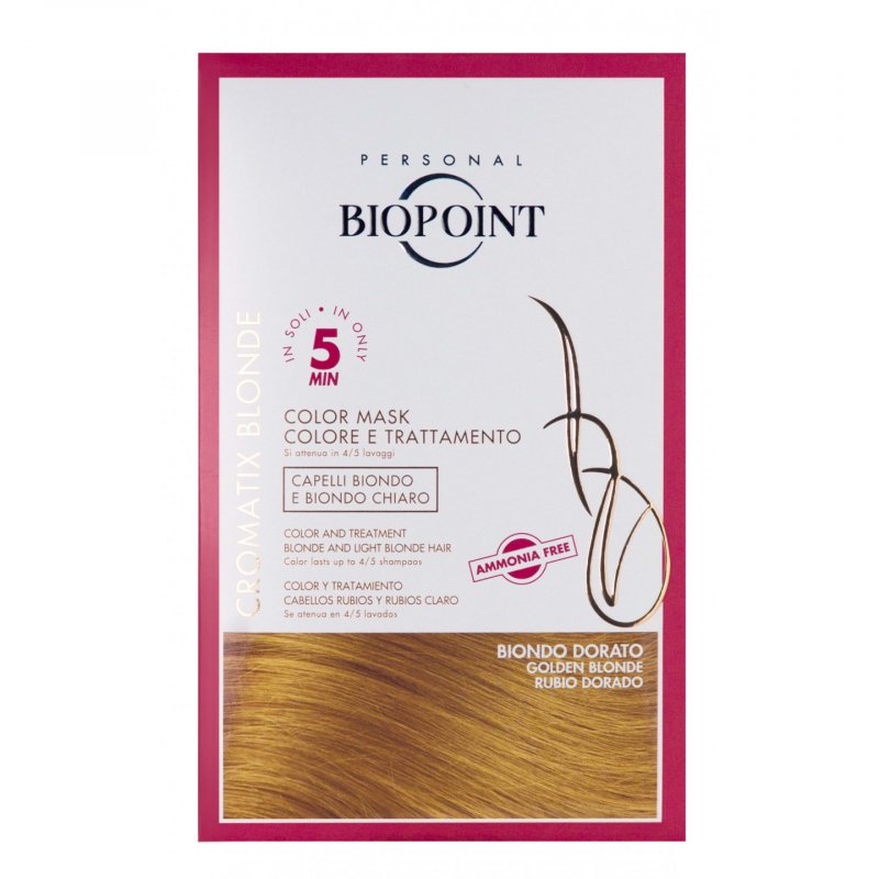Biopoint Color Mask Golden Blonde 30ml masque pour cheveux Unisexe