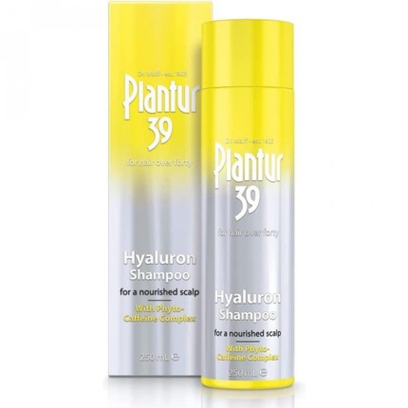 Plantur 39 Hyaluron Shampoo 250ml Moisturizes Dry Scalp and Hair Caffeine Complex Prevents and Reduces Thinning Hair