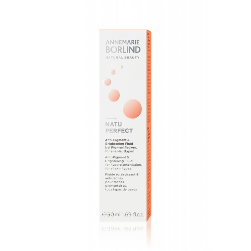 Annemarie Borlind NatuPerfect Anti-Pigment & Brightening Fluid 50ml - For Even & Radiant Skin - Vegan